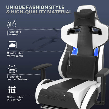 Ferghana Pro Gaming Chair - White