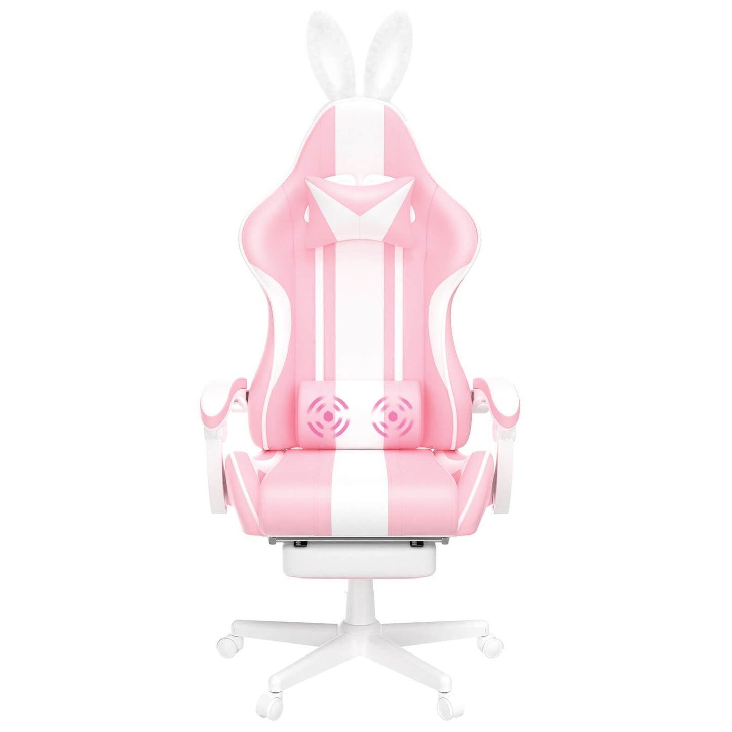 【Kawaii Bunny Design】Ferghana Light Green Gaming Chair With Bunny Ear