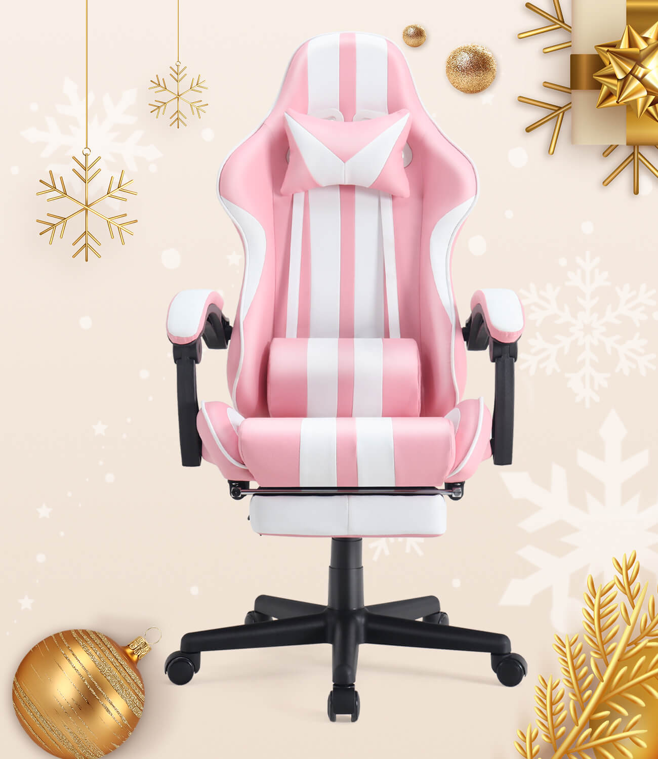 Ferghana Shelby Series Gaming Chair - Pink