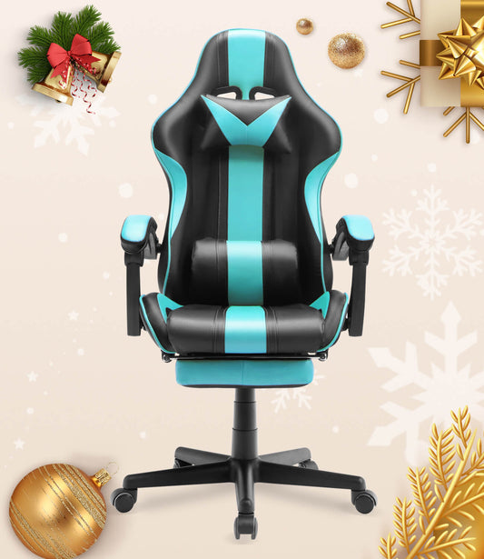 【Lowest Price】Ferghana Muses Series Gaming Chair - Miami Blue