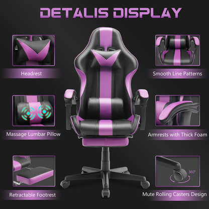 【Lowest Price】Ferghana Muses Series Gaming Chair - Purple