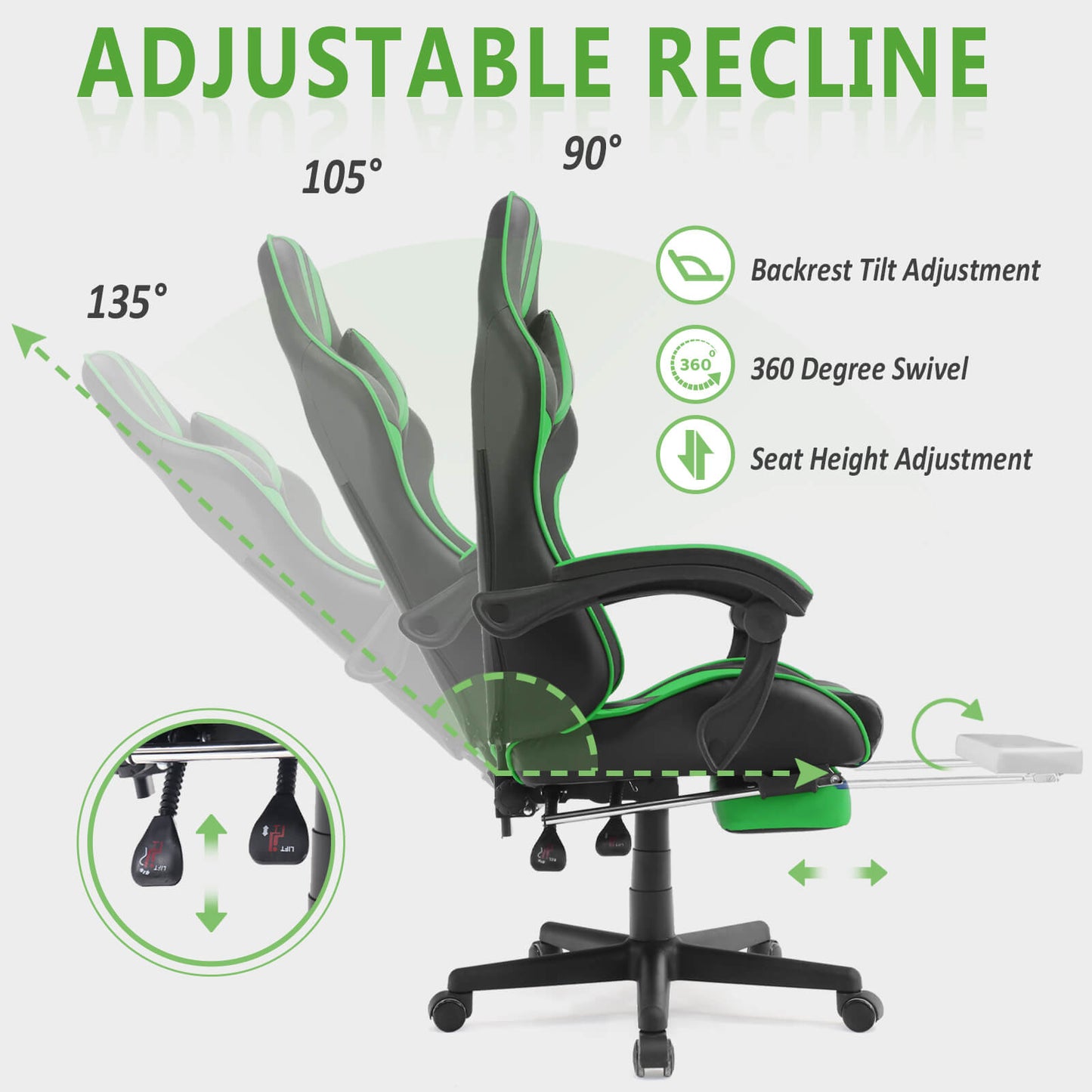 Ferghana Shelby Series E-Sports Chair Ergonomic Gaming Chair