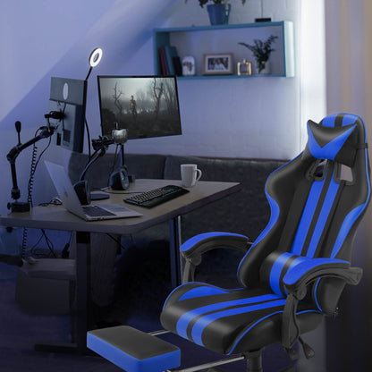 Ferghana Shelby Series Gaming Chair - Navy Blue